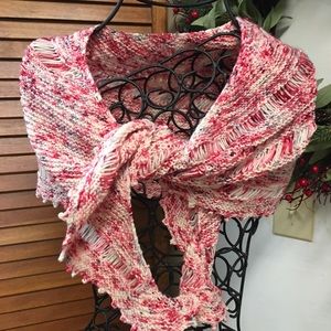 Hand knitted shawl/wrap. NWOT